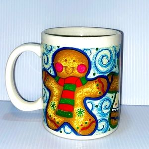 Houston Harvest Gingerbread Cookie Coffee Tea Cup Christmas Coffee Mug